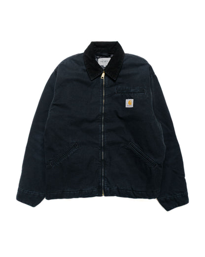 Carhartt W.I.P. OG Detroit Jacket Black/Black Stone Canvas
