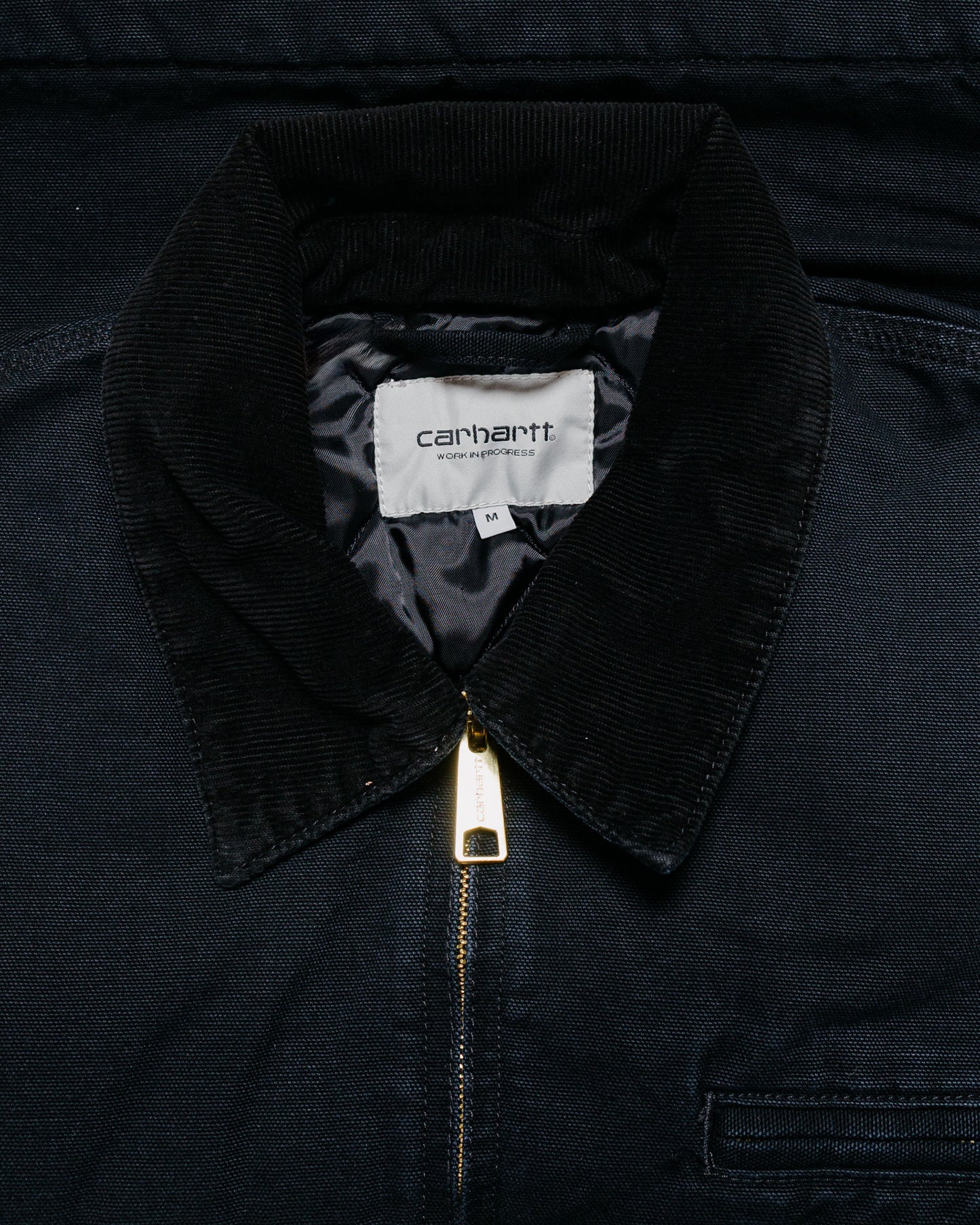 Carhartt W.I.P. OG Detroit Jacket Black/Black Stone Canvas