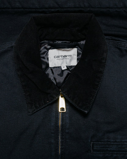 Carhartt W.I.P. OG Detroit Jacket Black/Black Stone Canvas