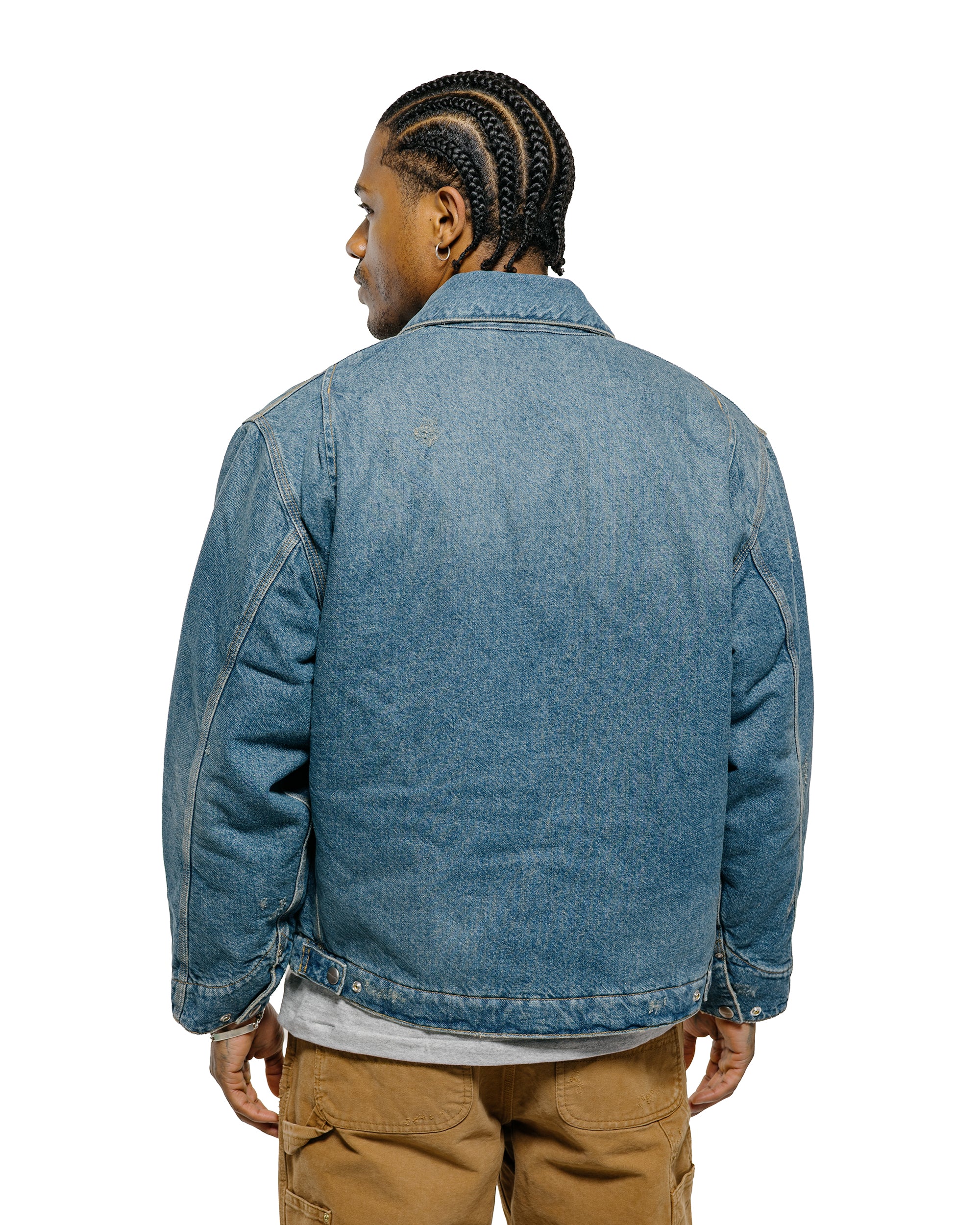 Carhartt W.I.P. OG Detroit Jacket Blue Grind Wash