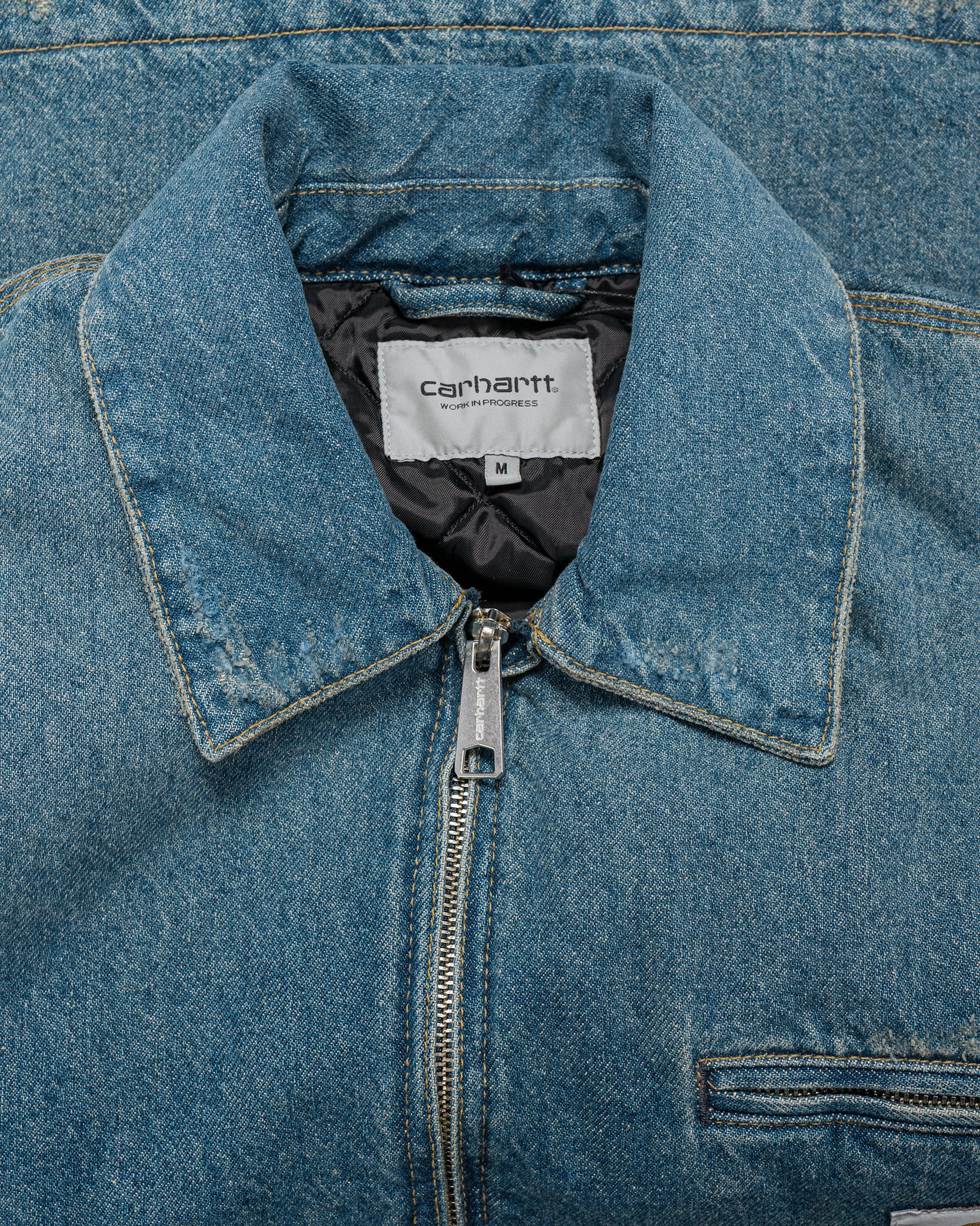 lost & found Carhartt Work In Progress Carhartt W.I.P. OG Detroit Jacket Blue Grind Wash