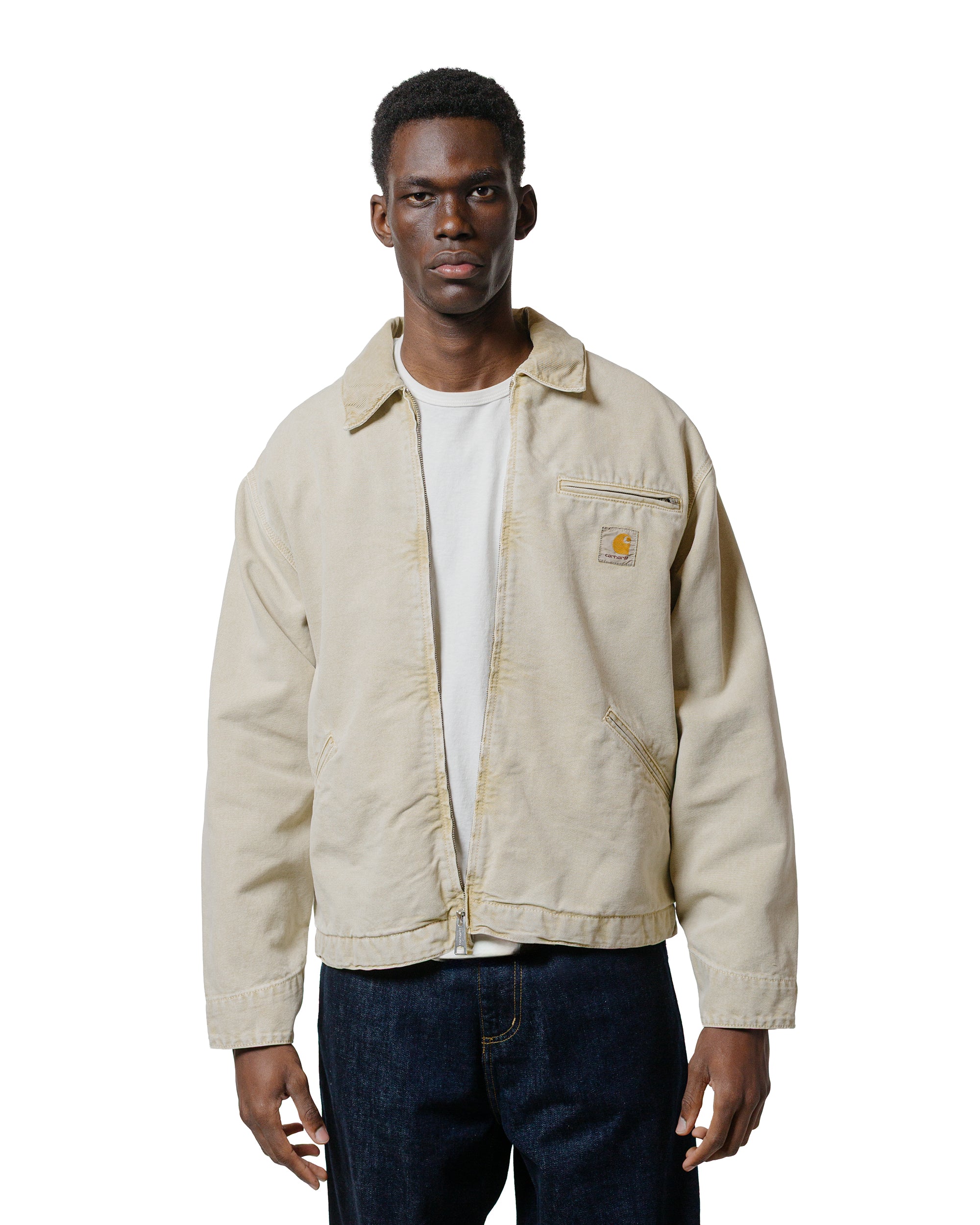 Carhartt W.I.P. OG Detroit Jacket Dusty Hamilton Brown Chalk Washed