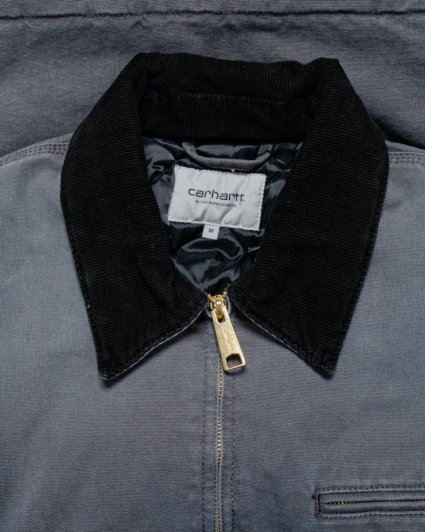 Carhartt W.I.P. OG Detroit Jacket Graphite/Black Stone Canvas