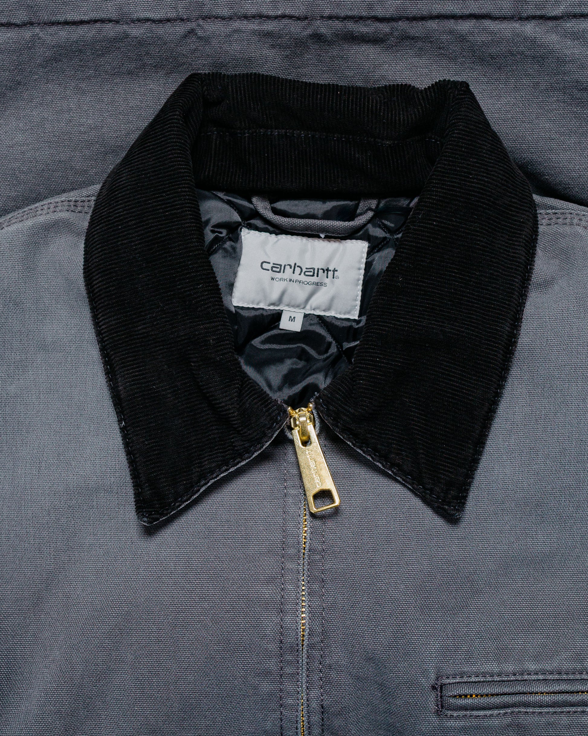 Carhartt W.I.P. OG Detroit Jacket Graphite/Black Stone Canvas