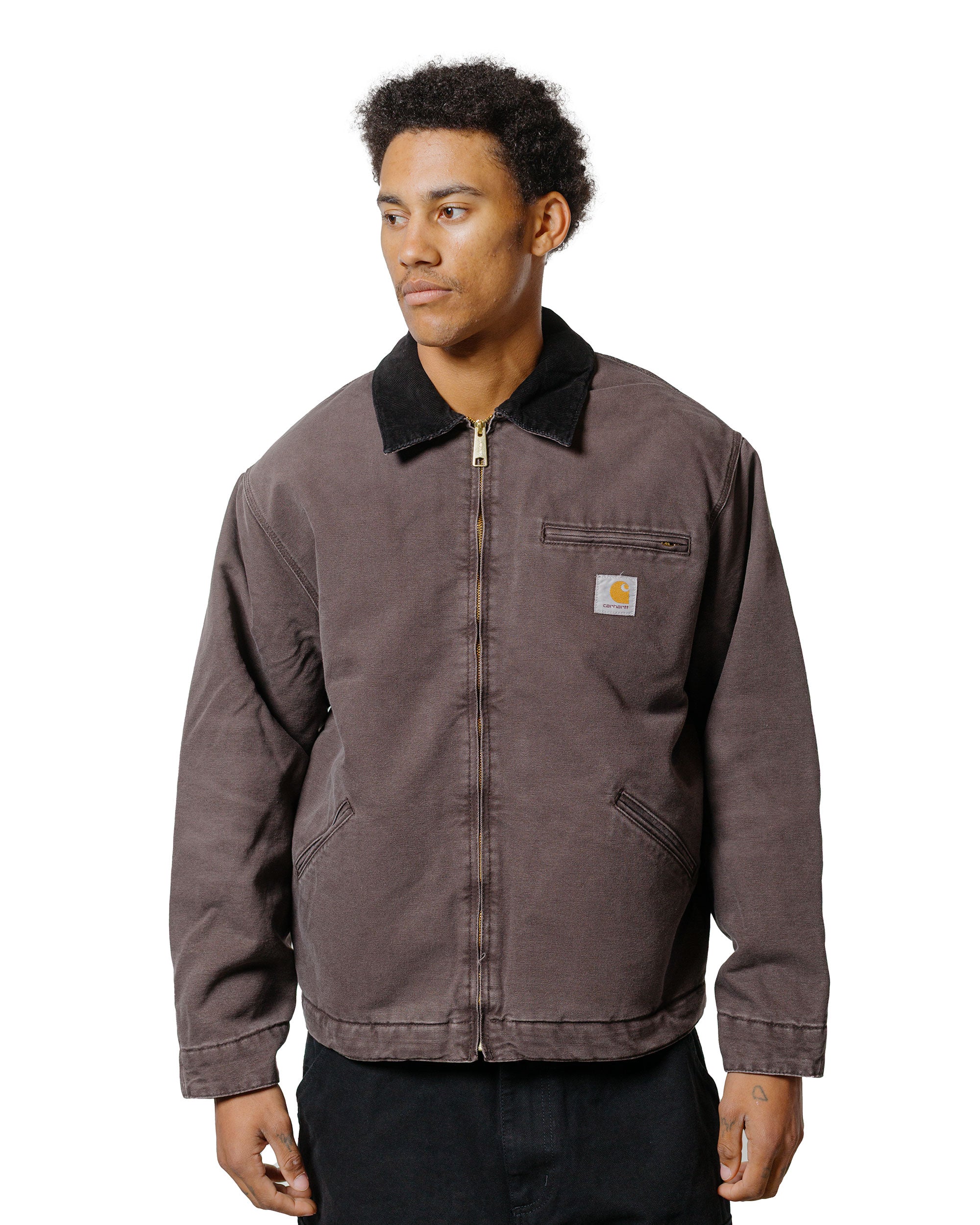 ✨希少S極美品✨ Carhartt WIP OG DETROIT JACKET Carhartt WIP OG Detroit Jacket, Dusty H Brown / Dusty H Brown