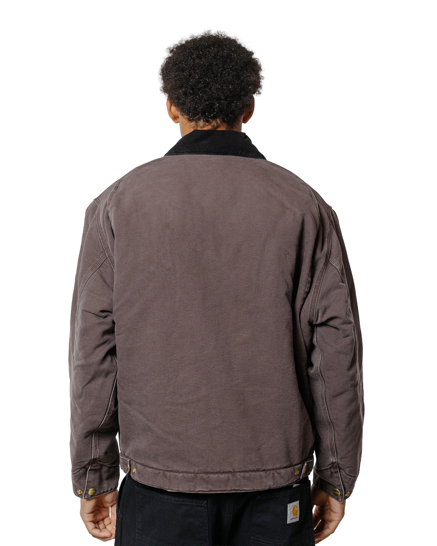 Carhartt W.I.P. OG Detroit Jacket Tobacco/Black Stone Canvas