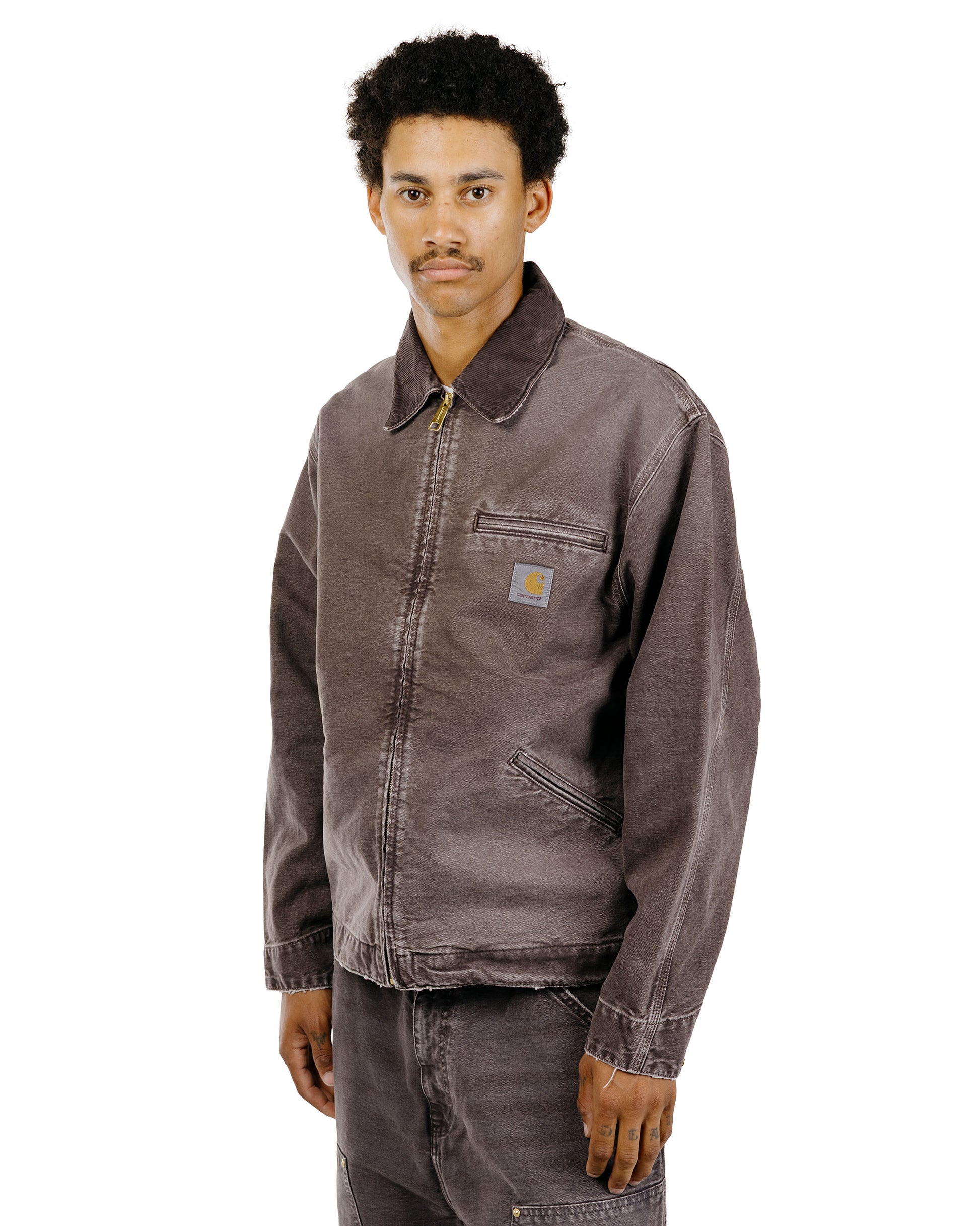lost & found Carhartt Work In Progress Carhartt W.I.P. OG Detroit Jacket Tobacco/Tobacco Destroy Wash