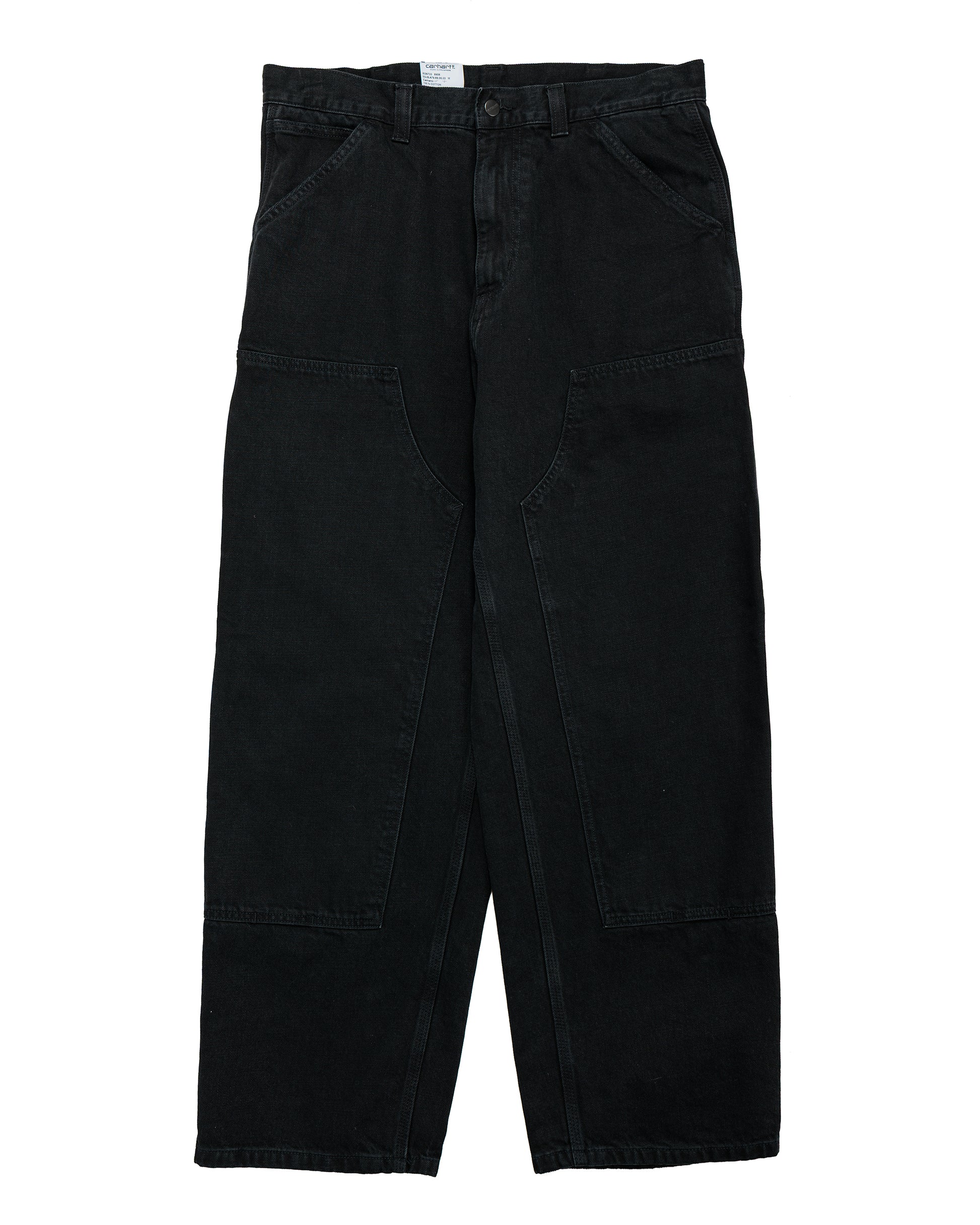 lost & found Carhartt Work In Progress Carhartt W.I.P. OG Double Knee Pant Black Grind Wash