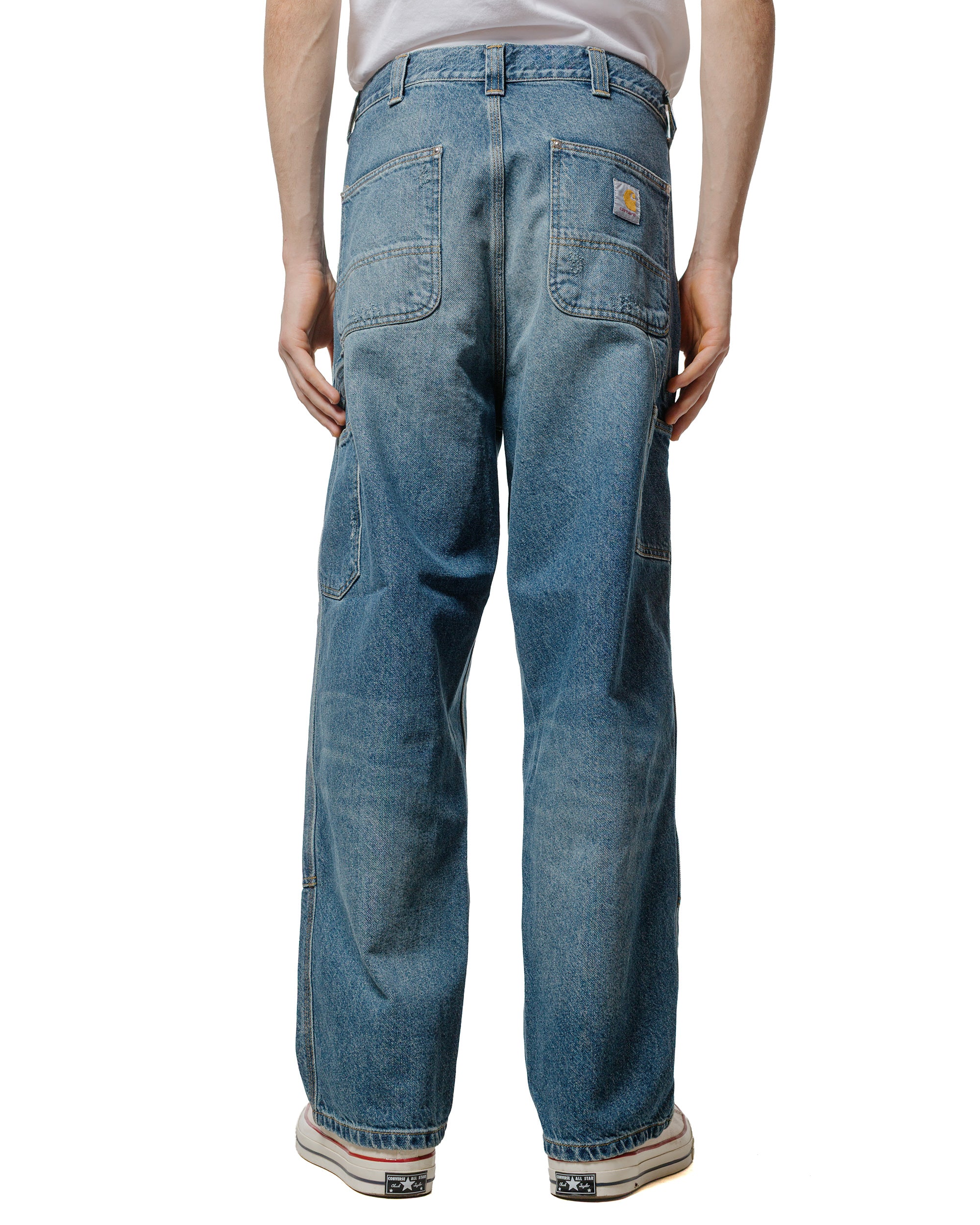 Carhartt W.I.P. OG ダブルニーパンツ ブルーグラインドウォッシュ