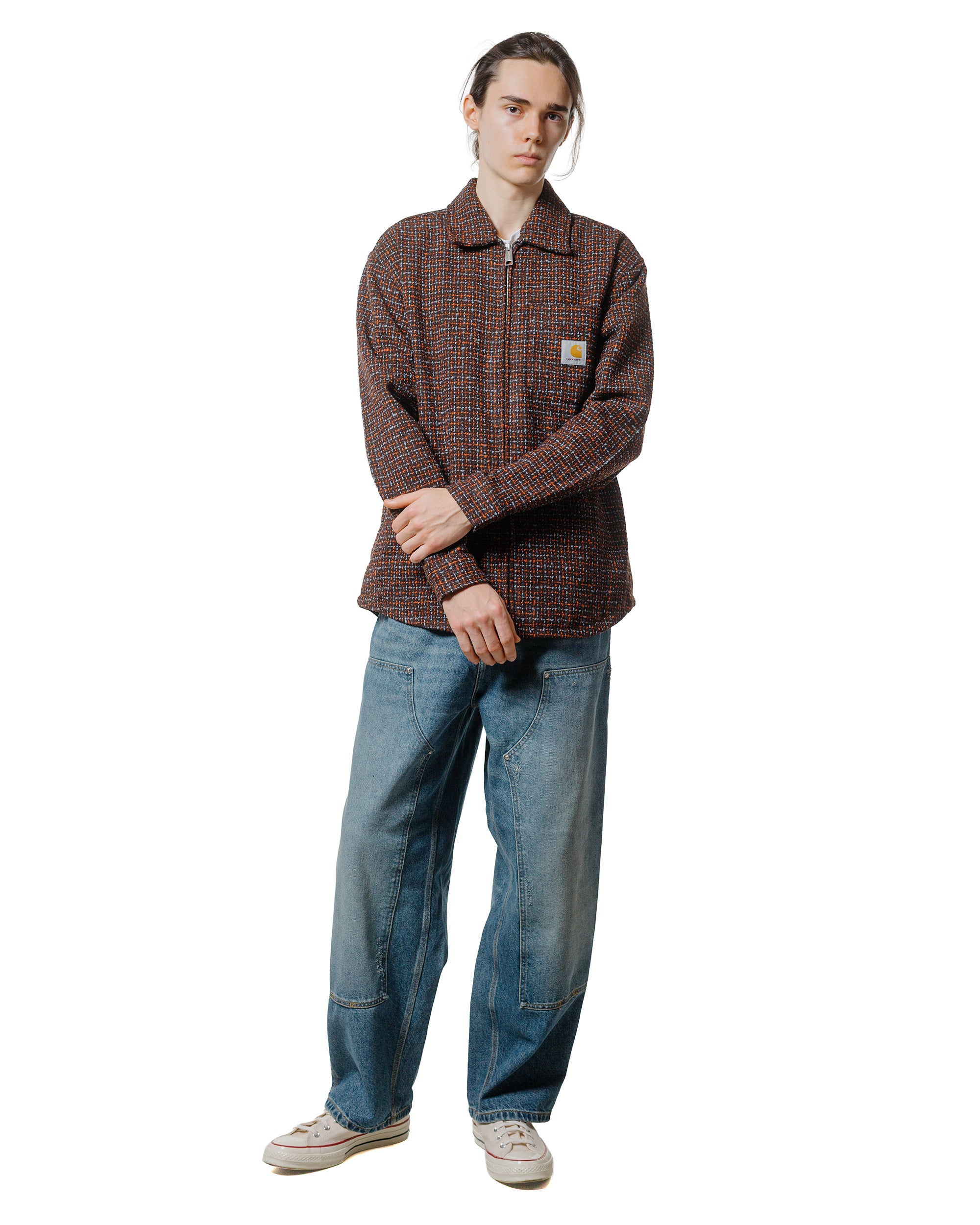Carhartt W.I.P. OG ダブルニーパンツ ブルーグラインドウォッシュ