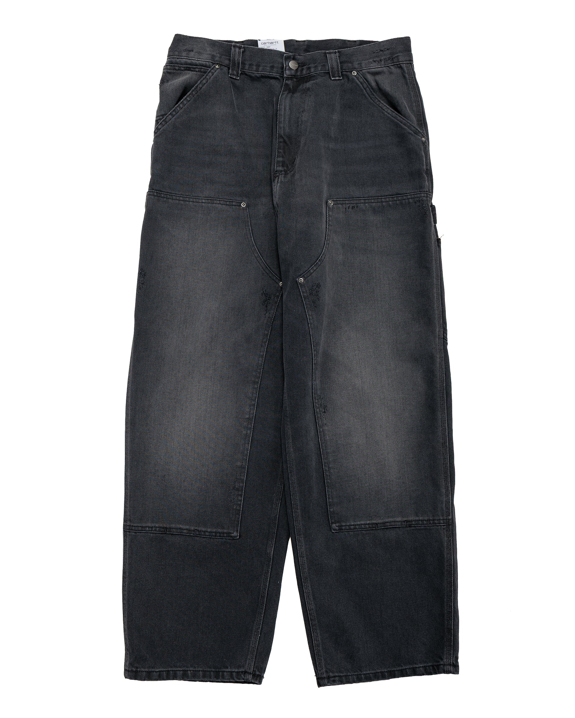 lost & found Carhartt Work In Progress Carhartt W.I.P. OG Double Knee Pant Denim Black Stone Washed