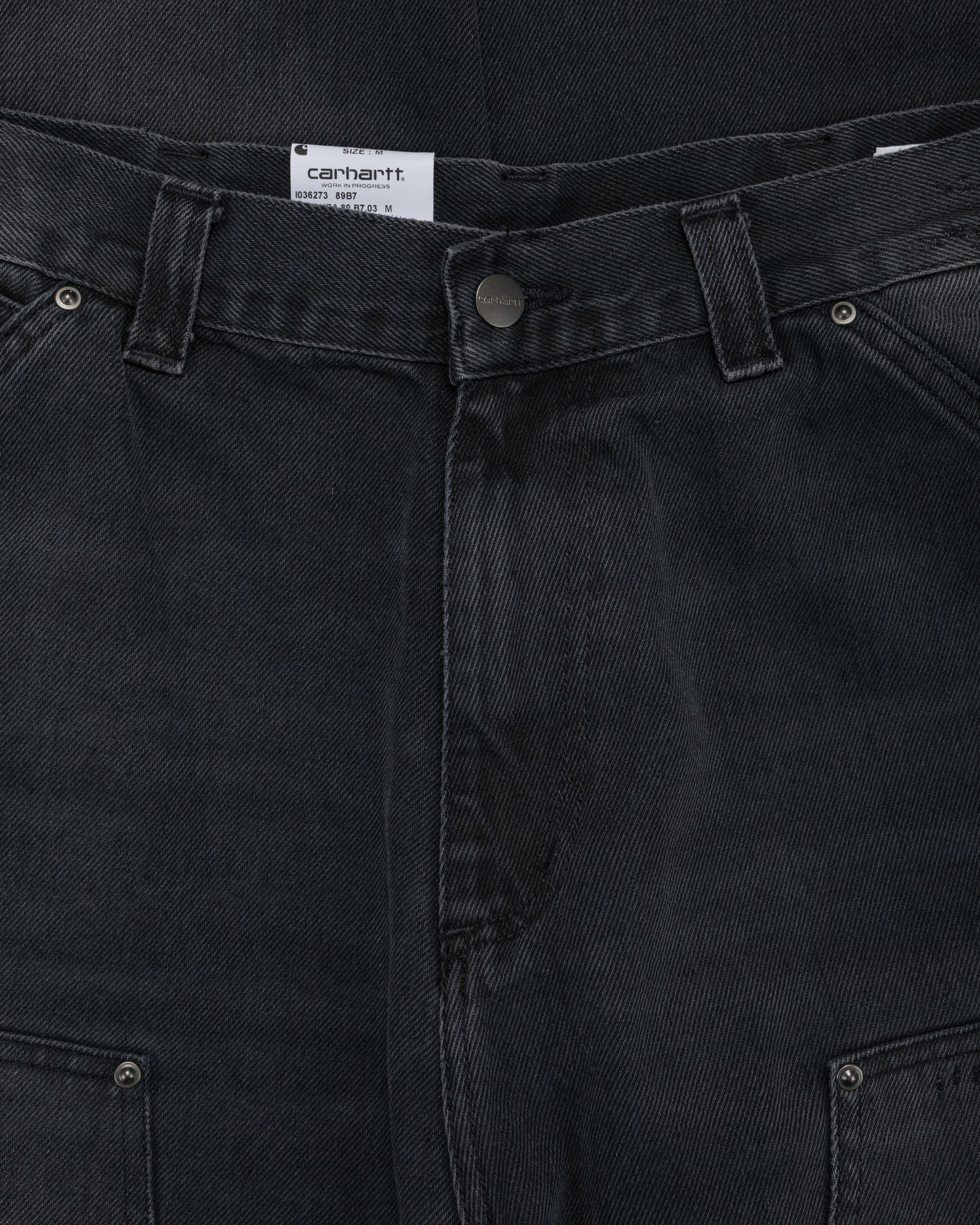 lost & found Carhartt Work In Progress Carhartt W.I.P. OG Double Knee Pant Denim Black Stone Washed