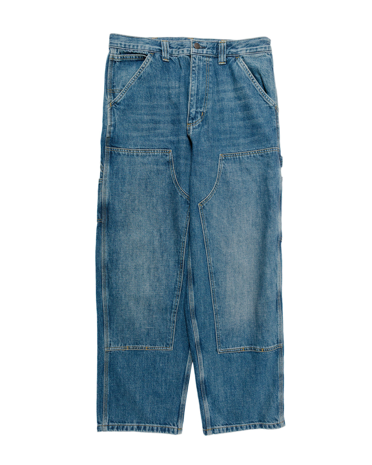 Carhartt WIP OGダブルニーパンツ デニムブルー ダークユーズドウォッシュ