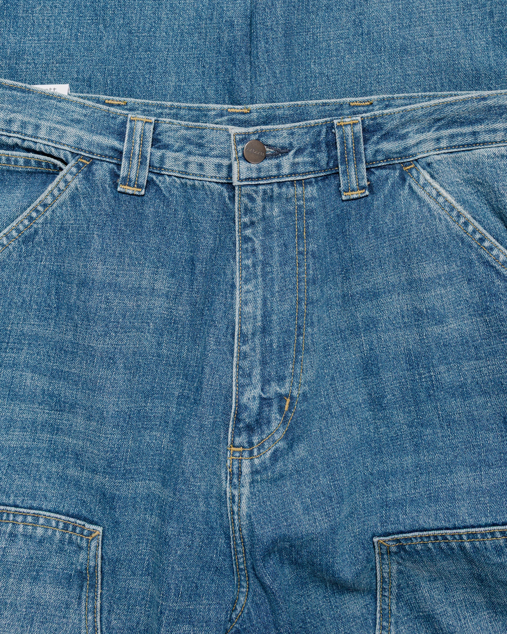 Carhartt WIP OGダブルニーパンツ デニムブルー ダークユーズドウォッシュ