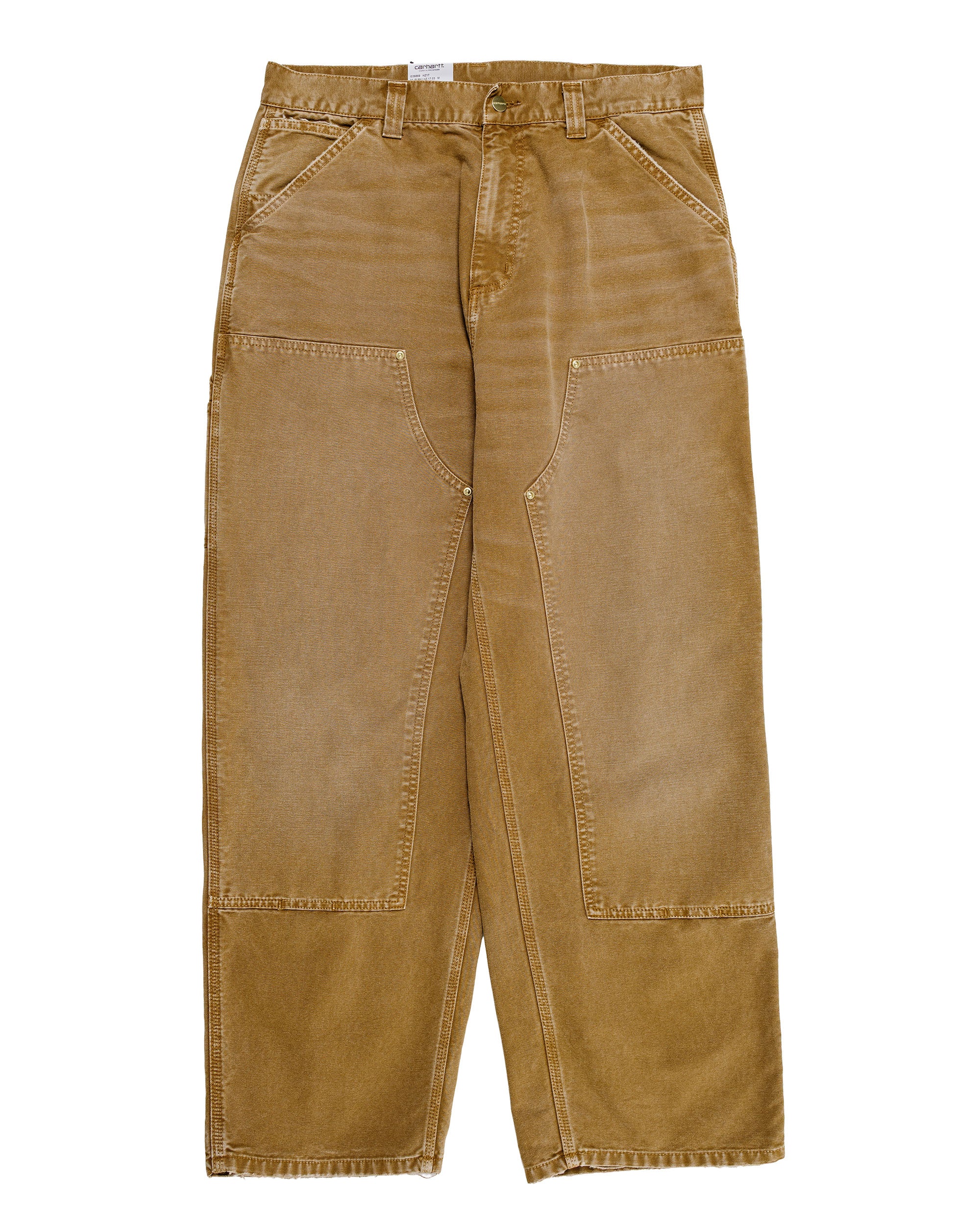 Carhartt W.I.P. ダブルニーパンツ ハミルトンブラウン グラインド