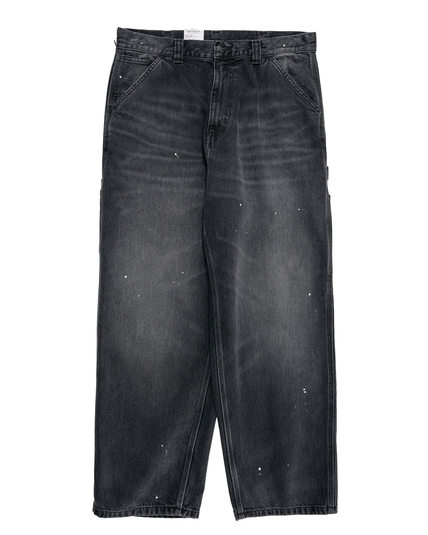 Carhartt W.I.P. OG Single Knee Pant Black Destroy Wash Splatter
