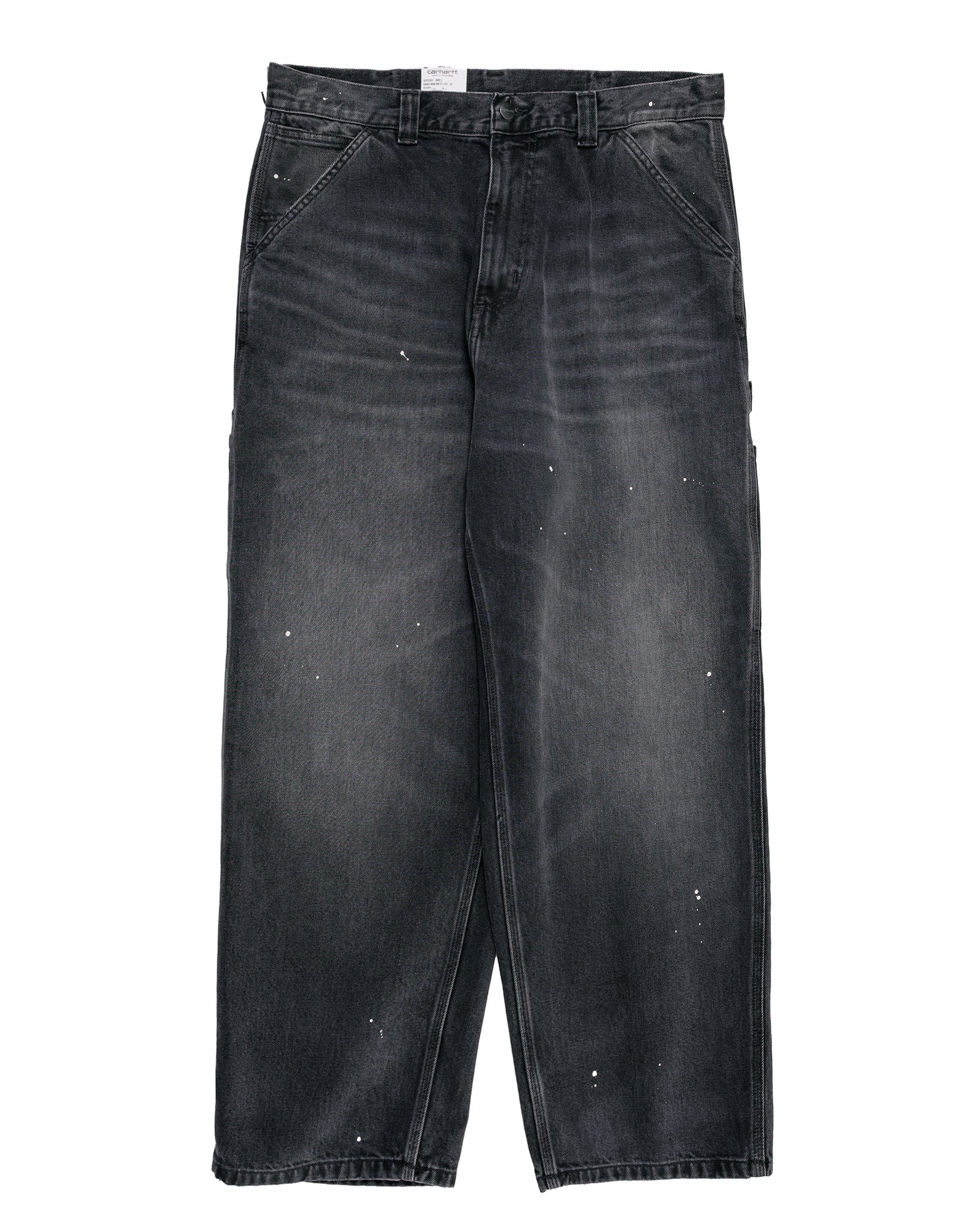 Carhartt W.I.P. OG Single Knee Pant Black Destroy Wash Splatter