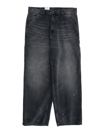 Carhartt W.I.P. OG Single Knee Pant Black Destroy Wash Splatter