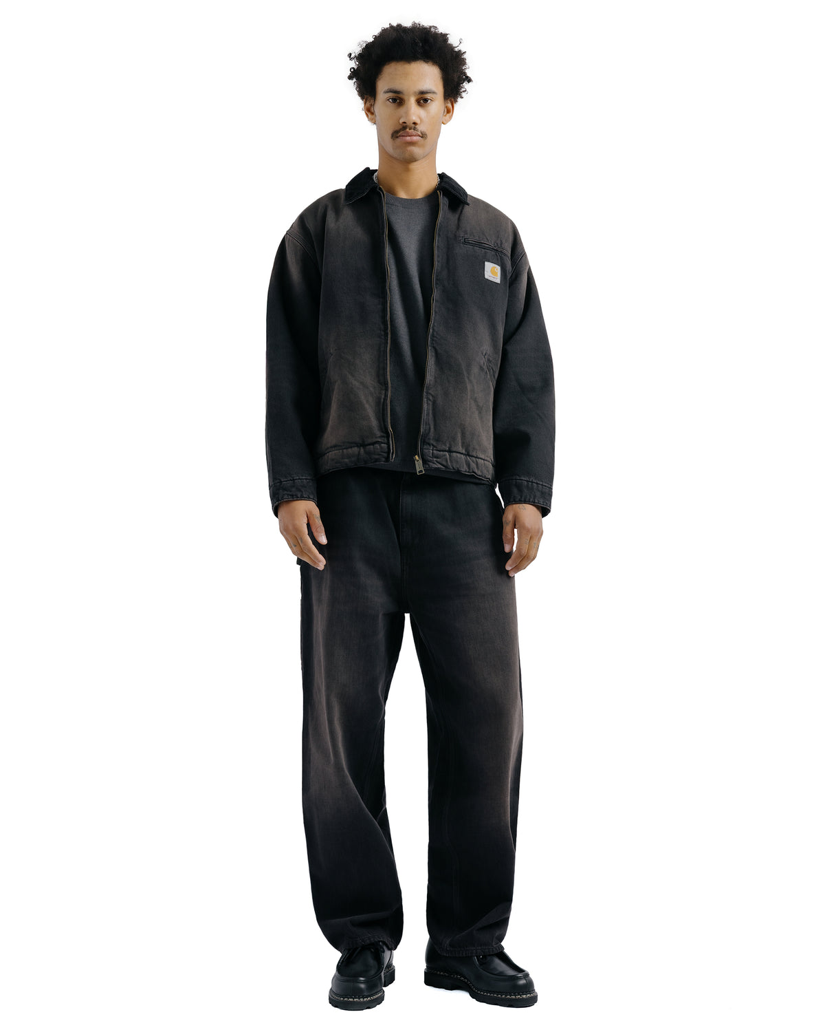 Carhartt W.I.P. OG Single Knee Pant Black Tobacco Used Wash