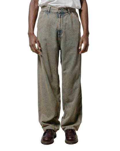 Carhartt W.I.P. OG Single Knee Pant Blue/Leather Garment Dyed