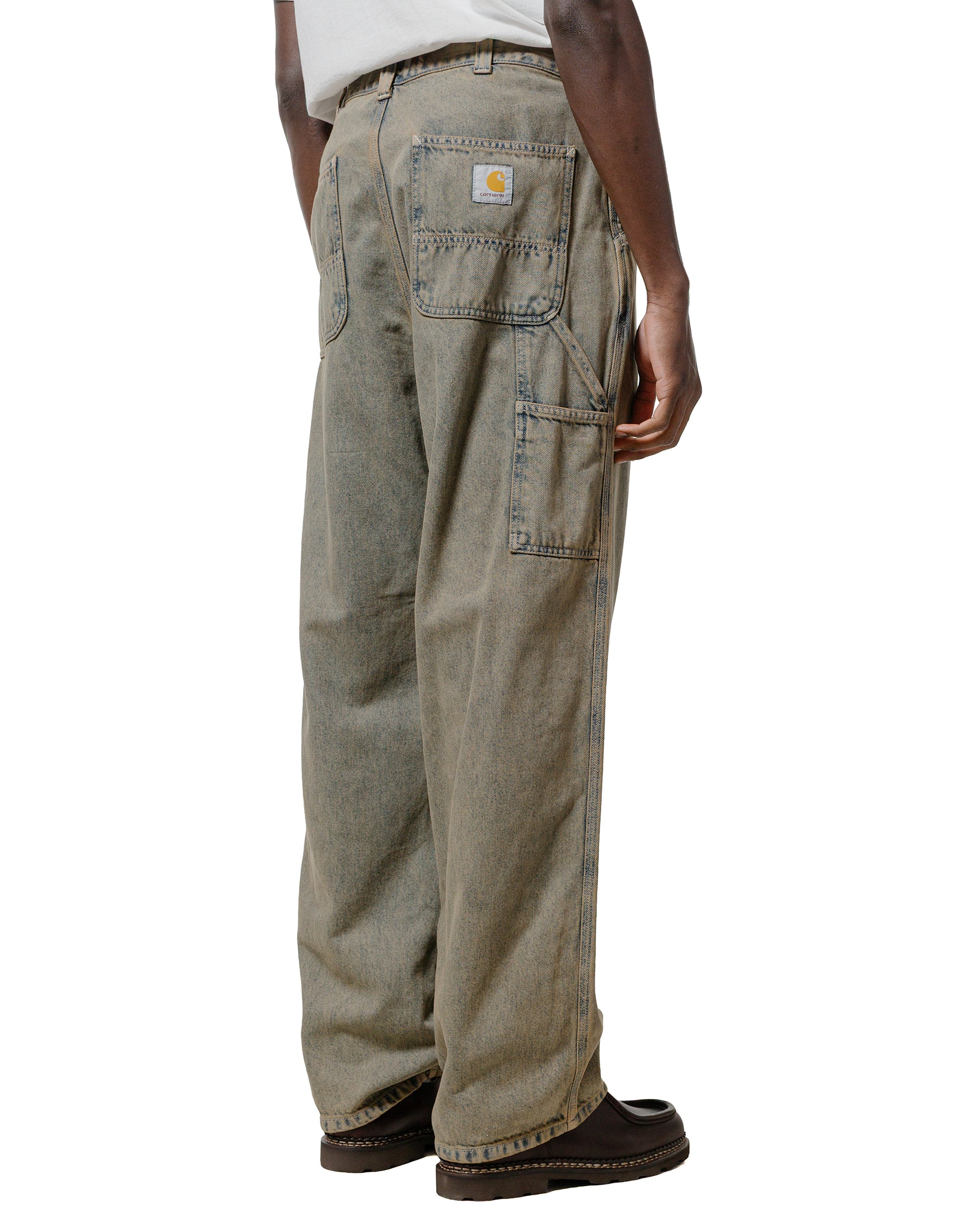 Carhartt W.I.P. OG Single Knee Pant Blue/Leather Garment Dyed