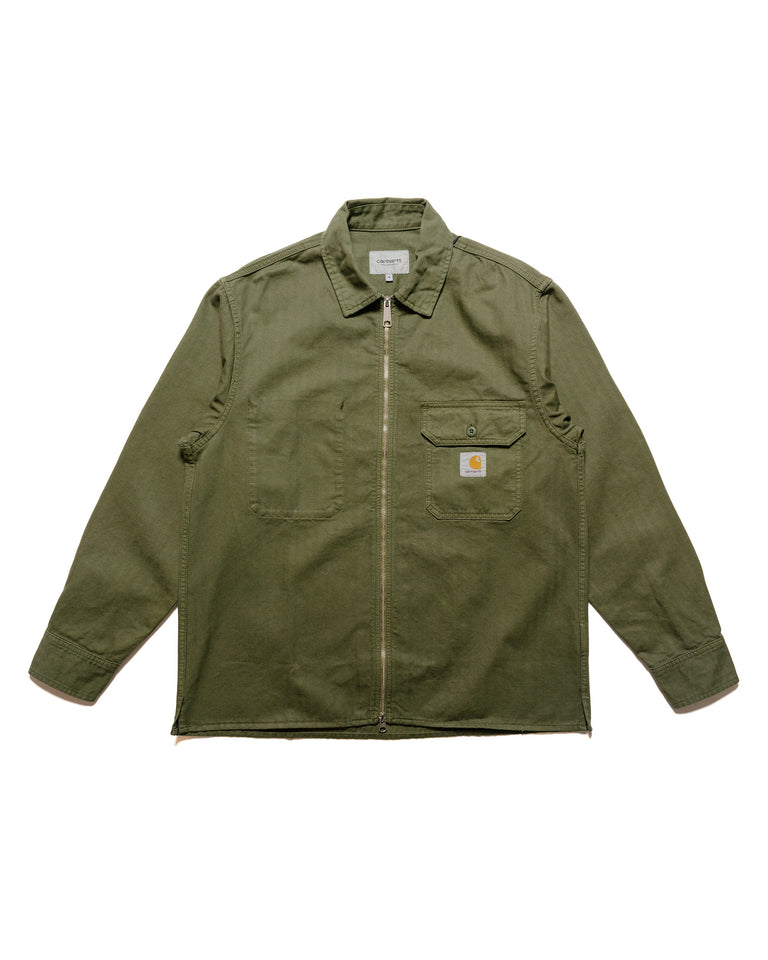 Carhartt W.I.P. Rainer Shirt Jacket Dundee Garment Dyed