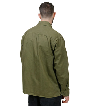 Carhartt W.I.P. Rainer Shirt Jacket Dundee Garment Dyed model back