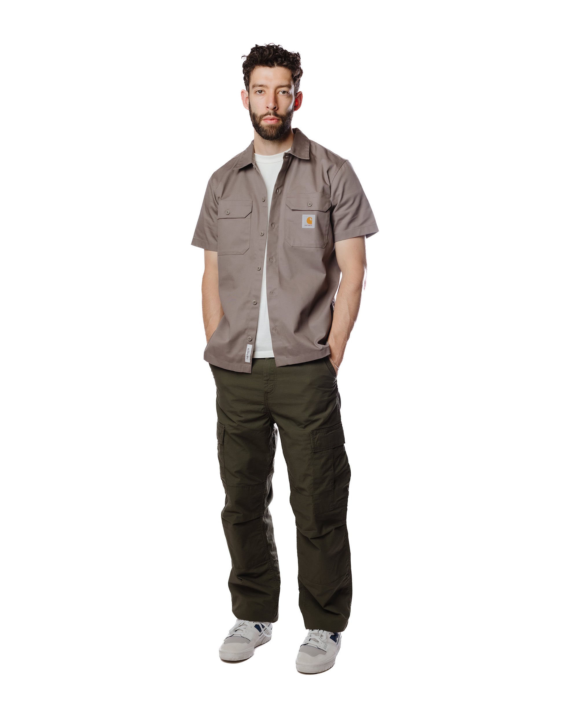 Carhartt W.I.P. Regular Cargo Pant Cypress Rinsed Model