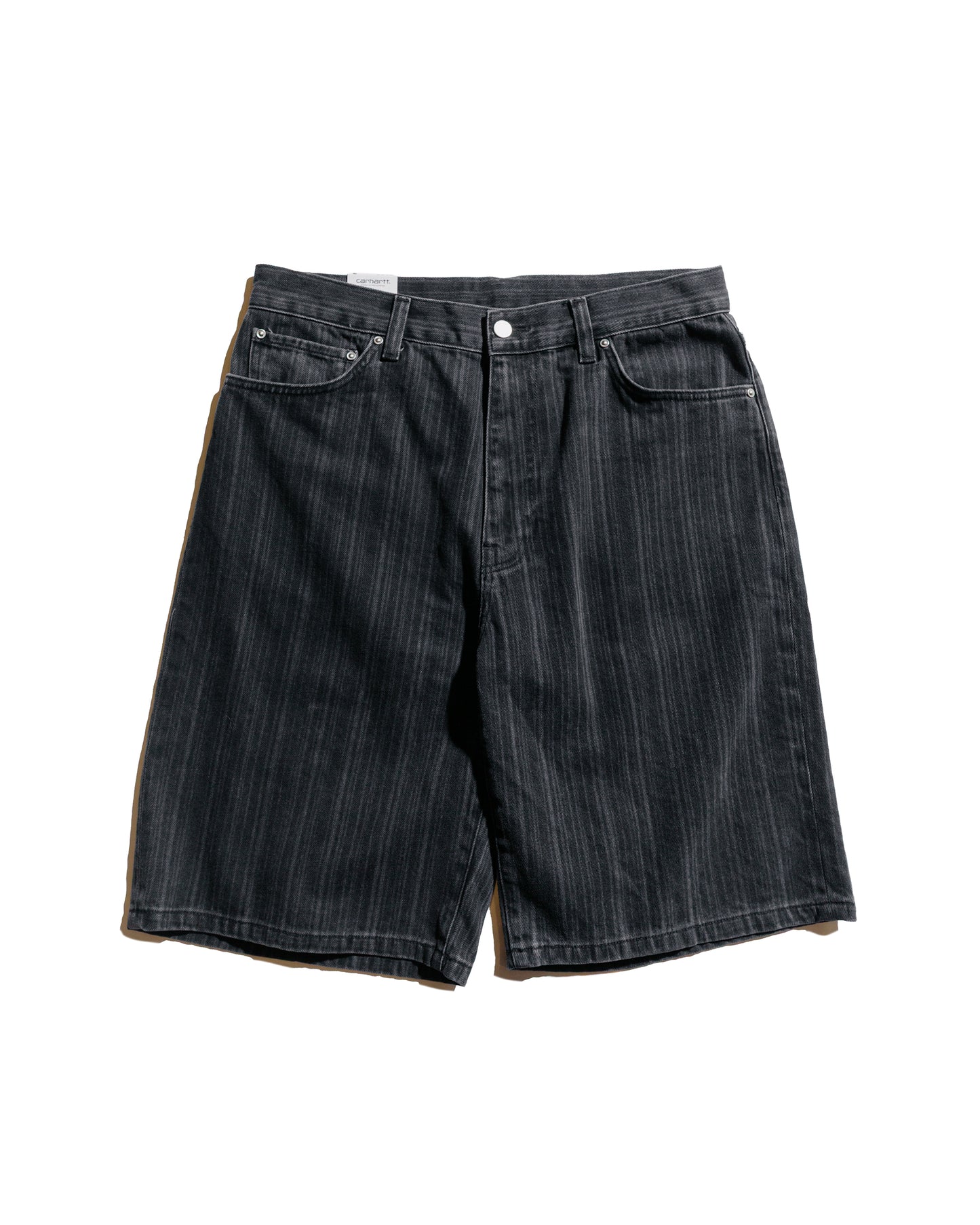 Carhartt W.I.P. Rylan Stripe Short Black Stone Washed