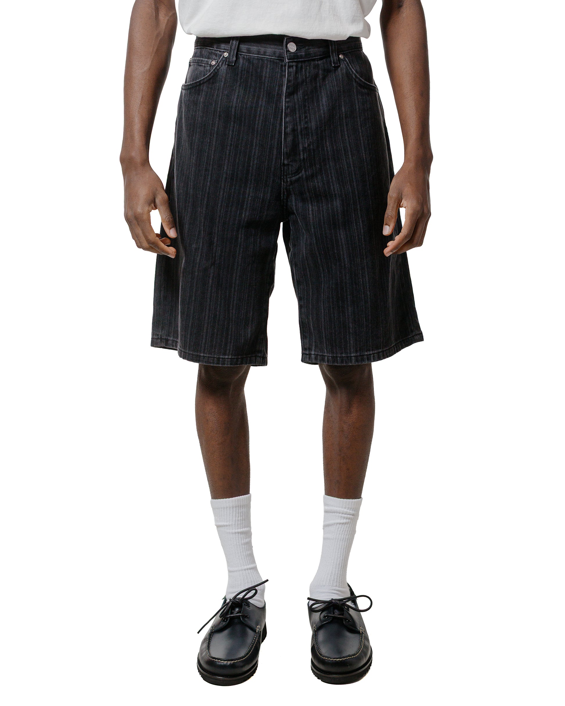 Carhartt W.I.P. Rylan Stripe Short Black Stone Washed