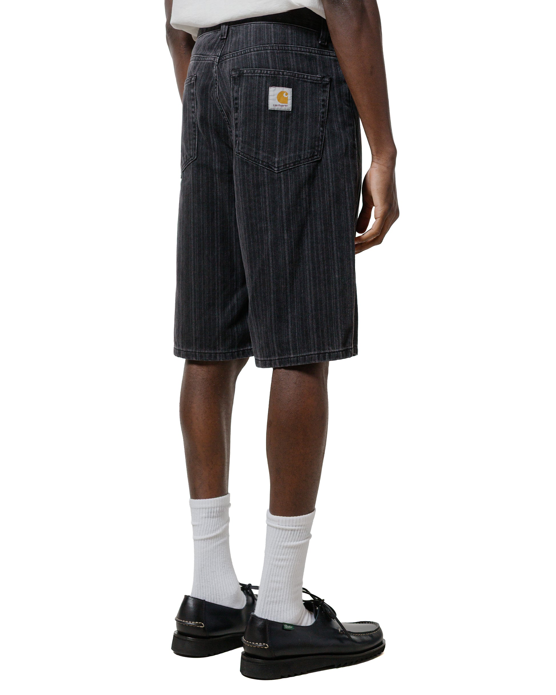 Carhartt W.I.P. Rylan Stripe Short Black Stone Washed