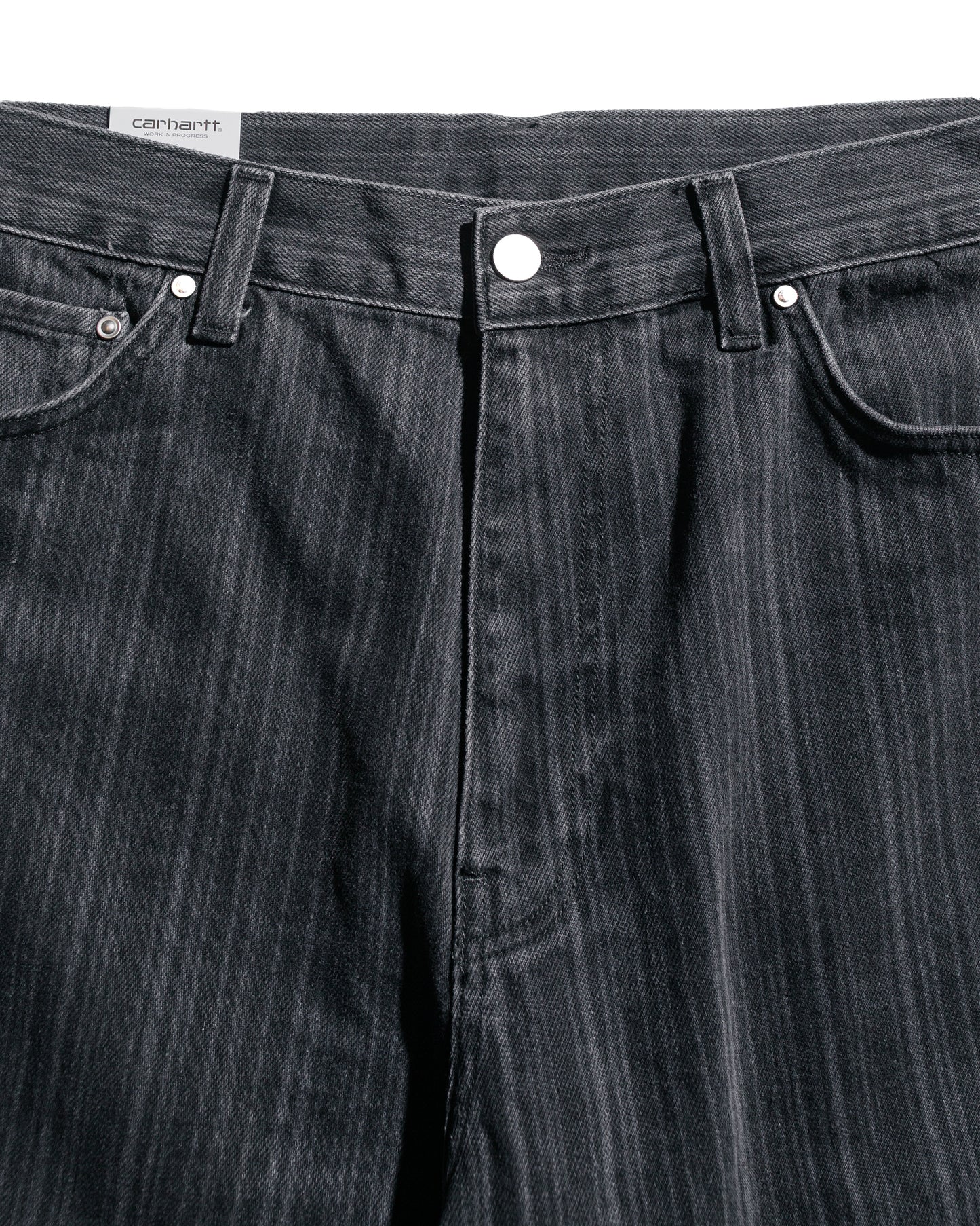 Carhartt W.I.P. Rylan Stripe Short Black Stone Washed