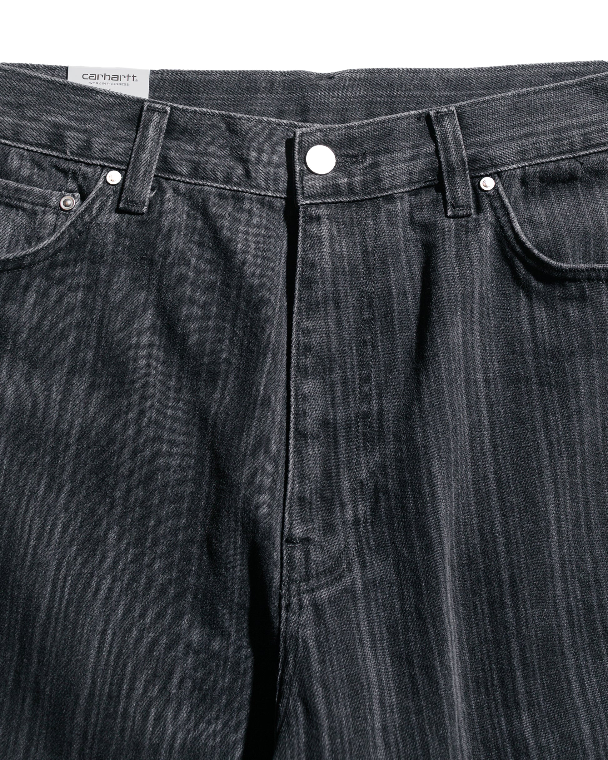 Carhartt W.I.P. Rylan Stripe Short Black Stone Washed
