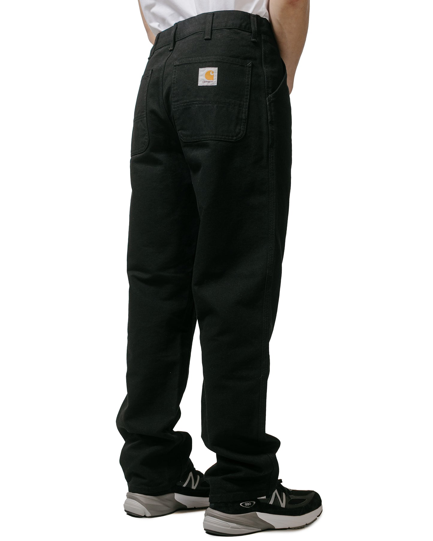 Carhartt W.I.P. Simple Pant Canvas Black Rinsed model back