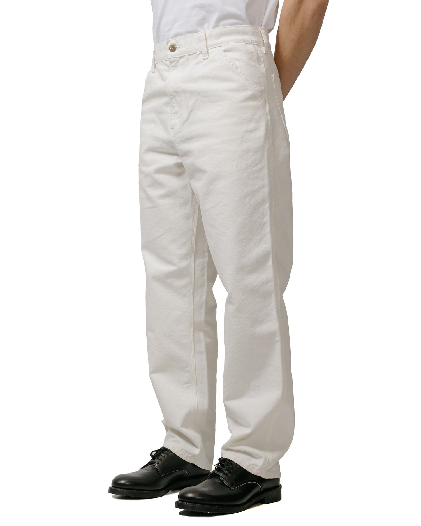 Carhartt W.I.P. Simple Pant Canvas Wax Rinsed model front