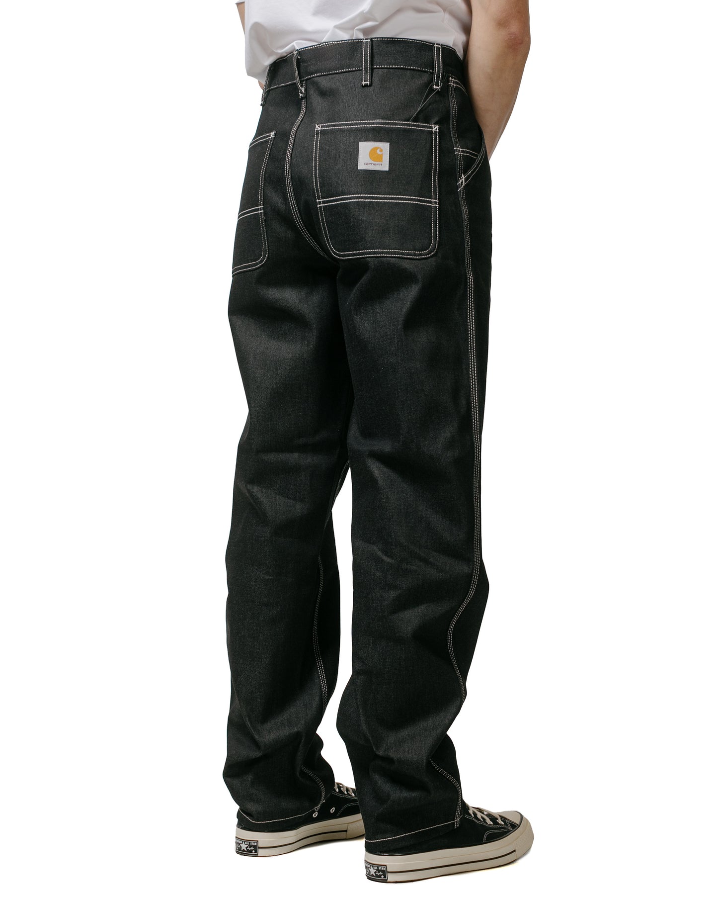 Carhartt W.I.P. Simple Pant Denim Black Rigid model back