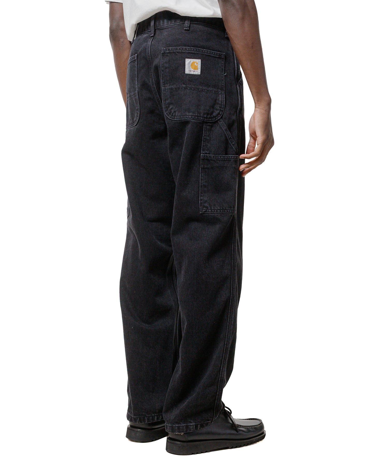 Carhartt W.I.P. Single Knee Pant Black Stone Washed