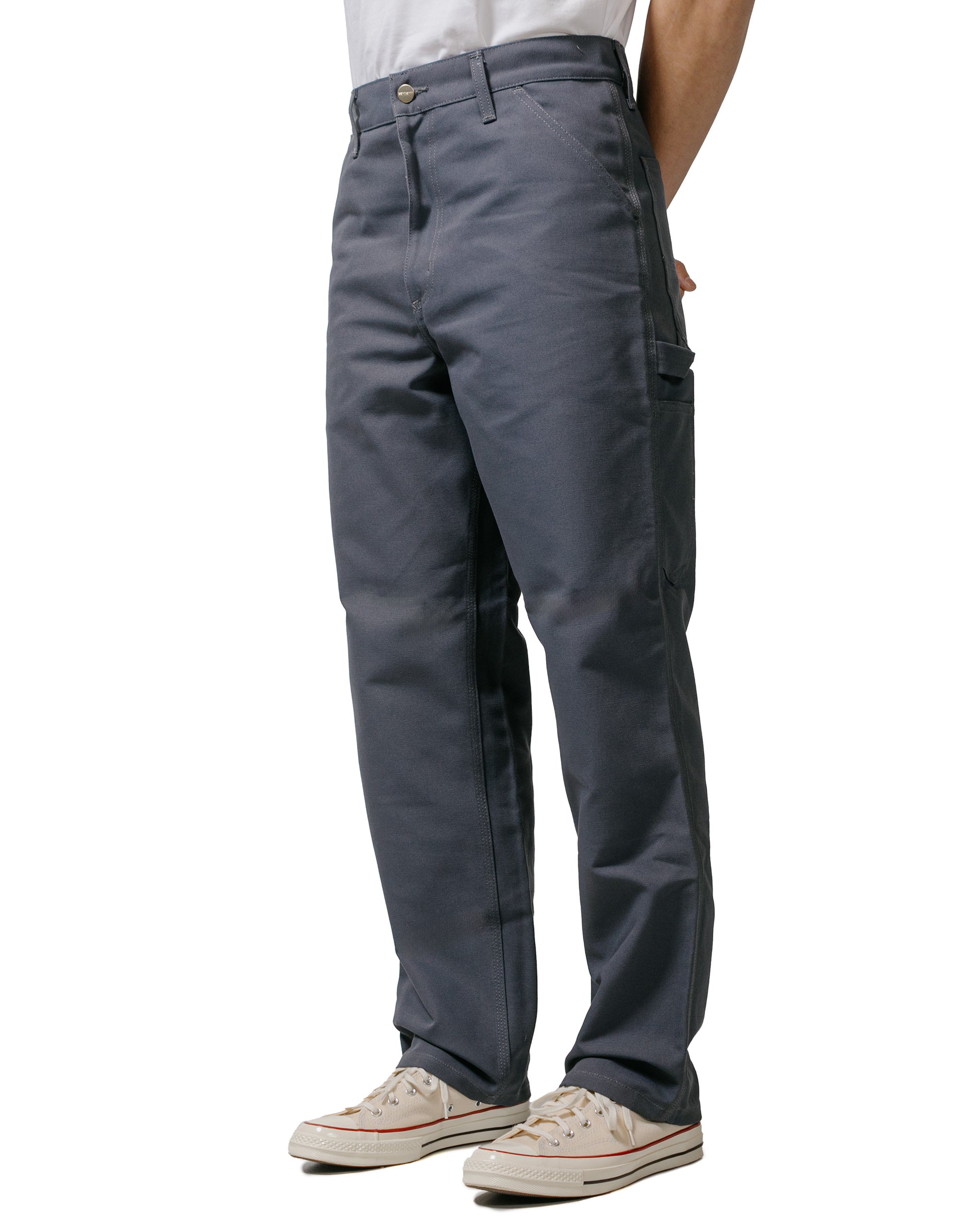 Carhartt W.I.P. Single Knee Pant Canvas Zeus Rigid model front