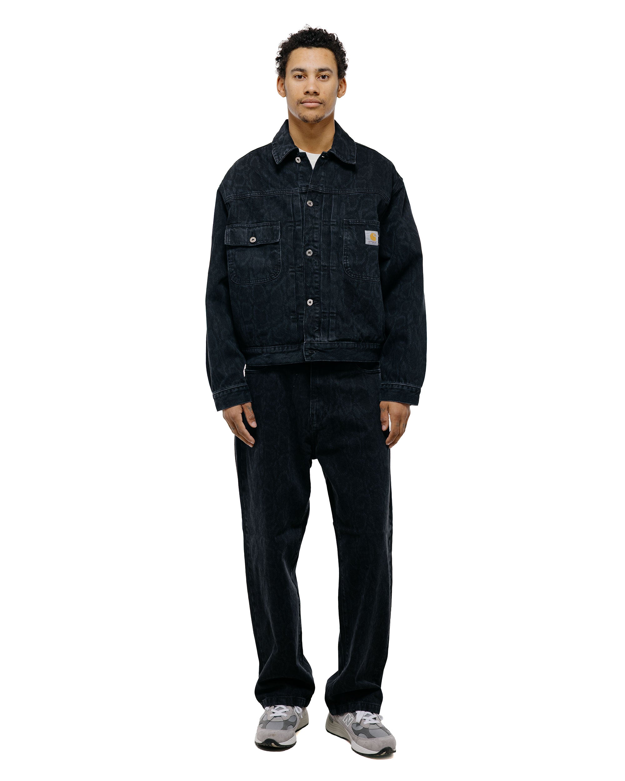 Carhartt W.I.P. Snake Landon Pant Snake Camo/Black Heavy Stone Wash