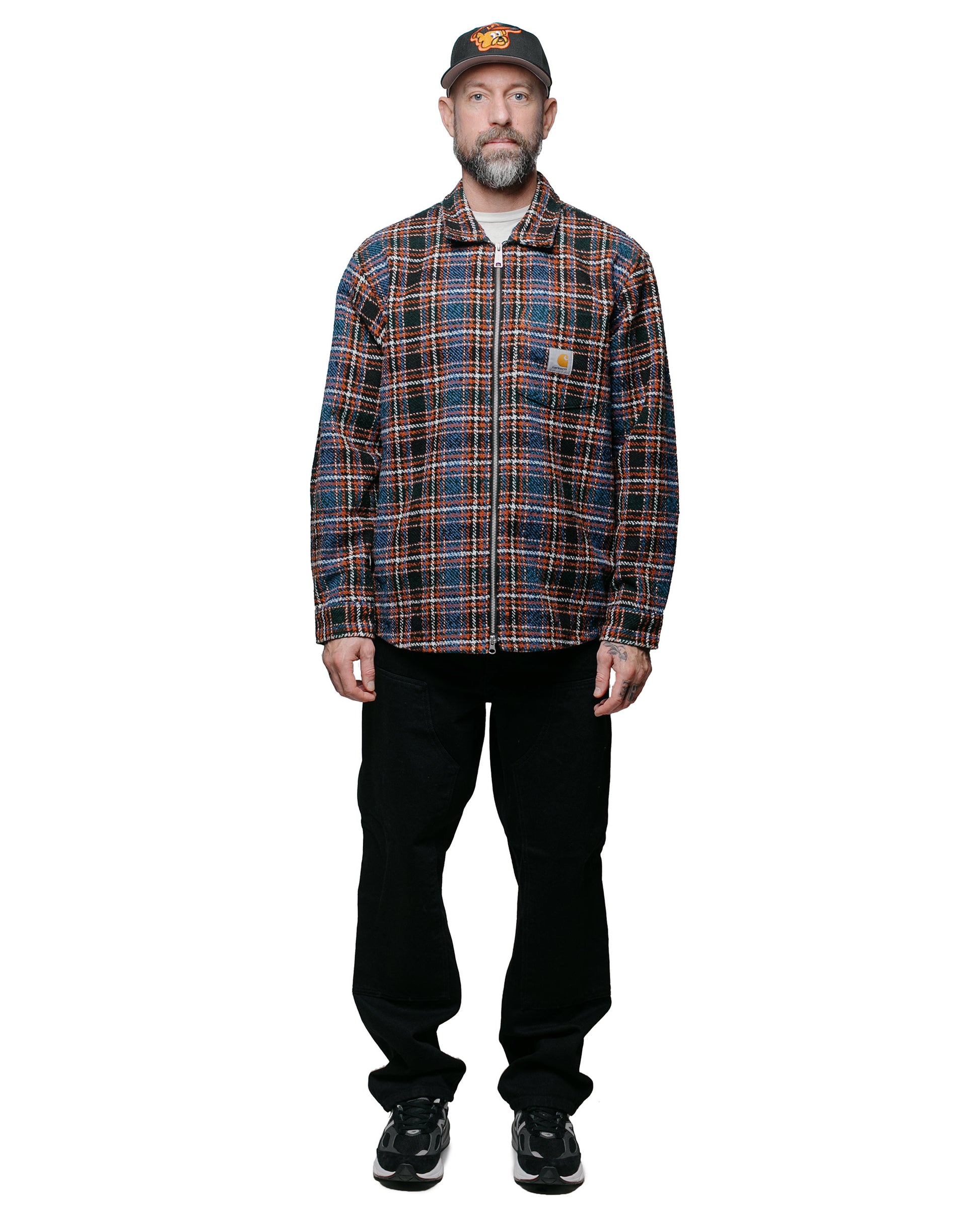 Carhartt W.I.P. Stroy Check Shirt Jacket Liberty model full