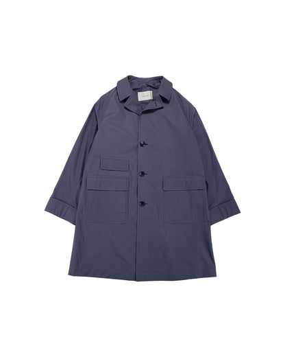 Cohérence Corb II Weather Resistant Cotton Light Over Coat Slate Blue