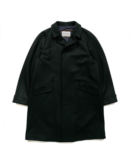 Cohérence Corb Melton Jersey Over Coat Black