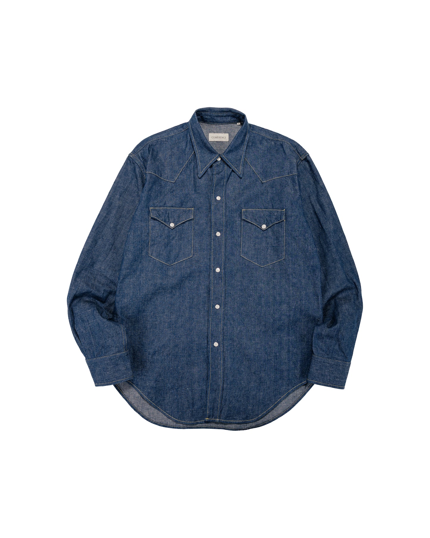 Cohérence Abiquiu 10oz Logger Selvedge Denim Shirt Indigo