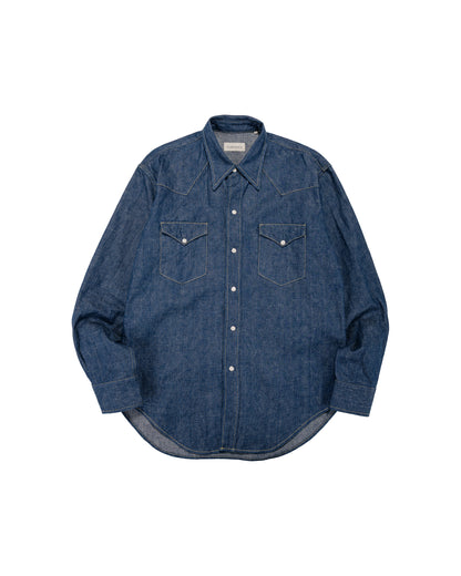 Cohérence Abiquiu 10oz Logger Selvedge Denim Shirt Indigo