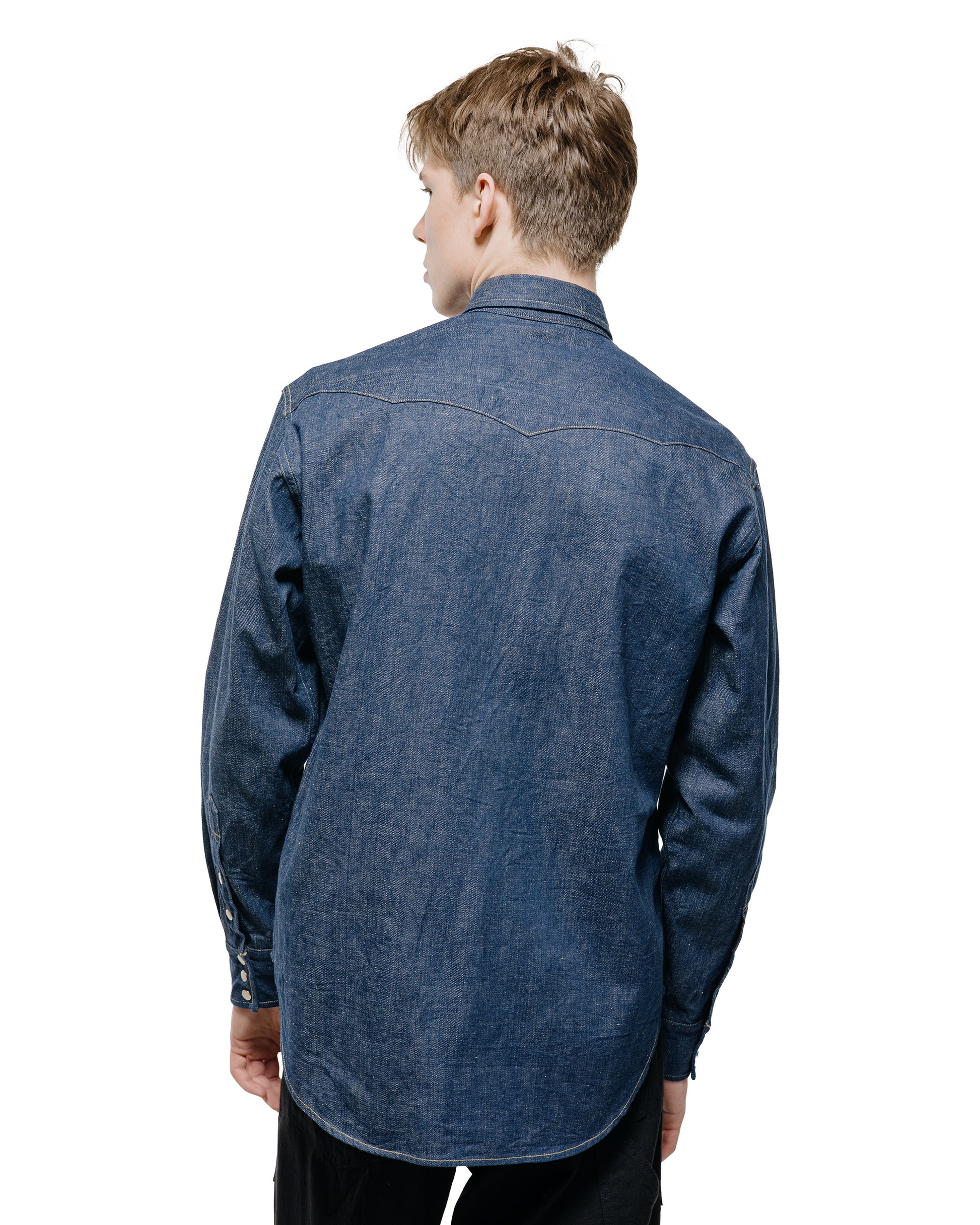 Cohérence Abiquiu 10oz Logger Selvedge Denim Shirt Indigo