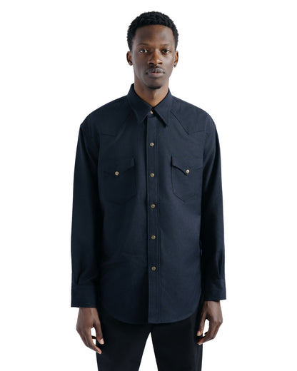 Cohérence Abiquiu Rover Wool Twill D. Blue