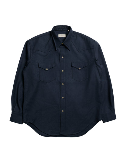 Cohérence Abiquiu Rover Wool Twill D. Blue