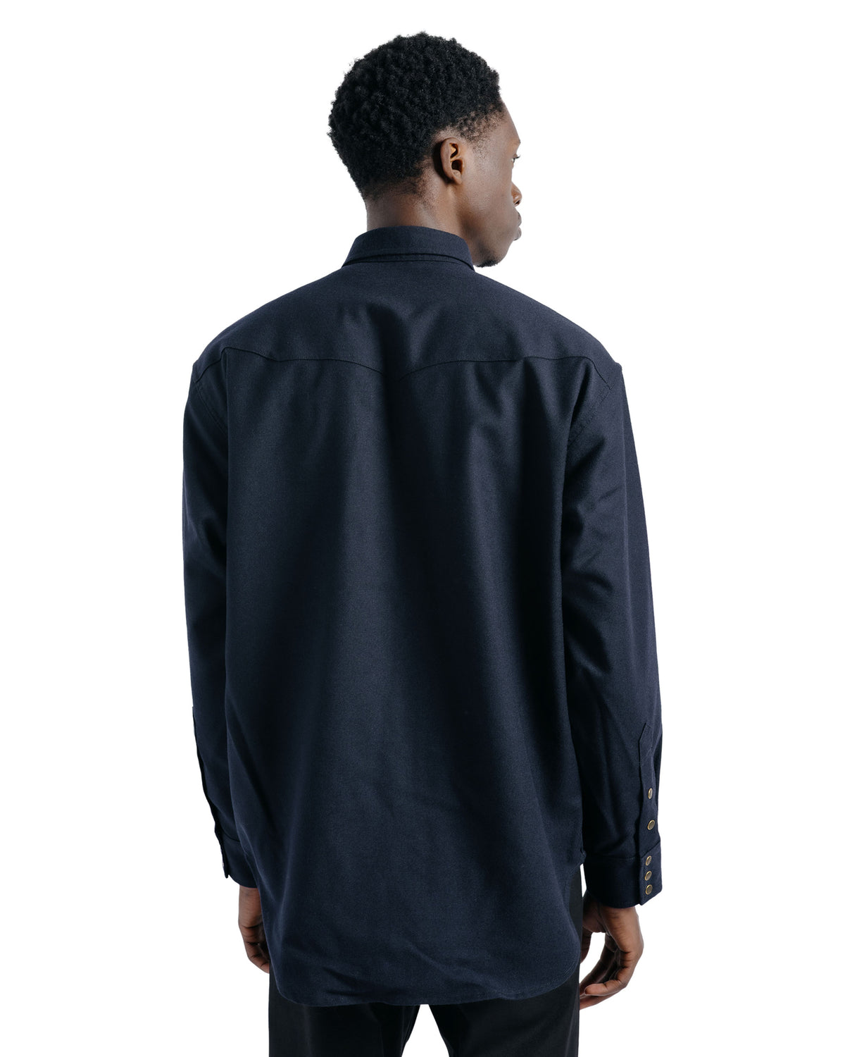 Cohérence Abiquiu Rover Wool Twill D. Blue