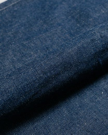 Cohérence Alain 10oz Logger Selvedge Denim Trouser Indigo fabric