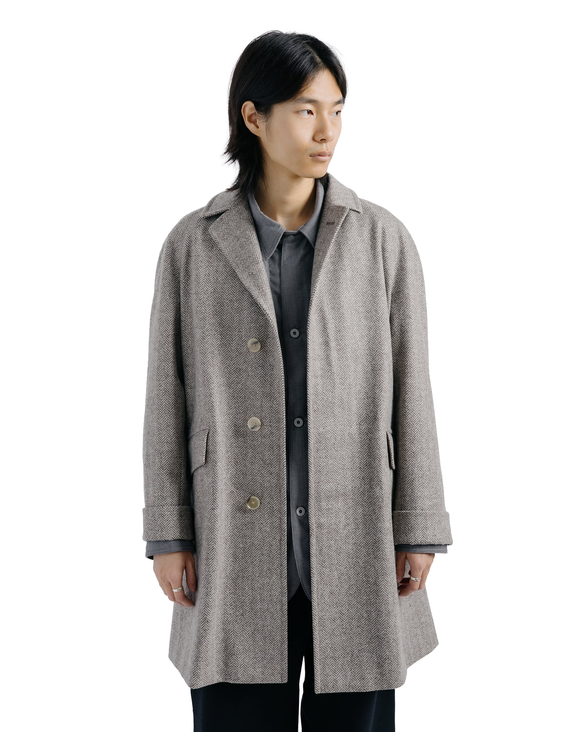 Cohérence Corb Chevron Tweed Jersey L. Beige